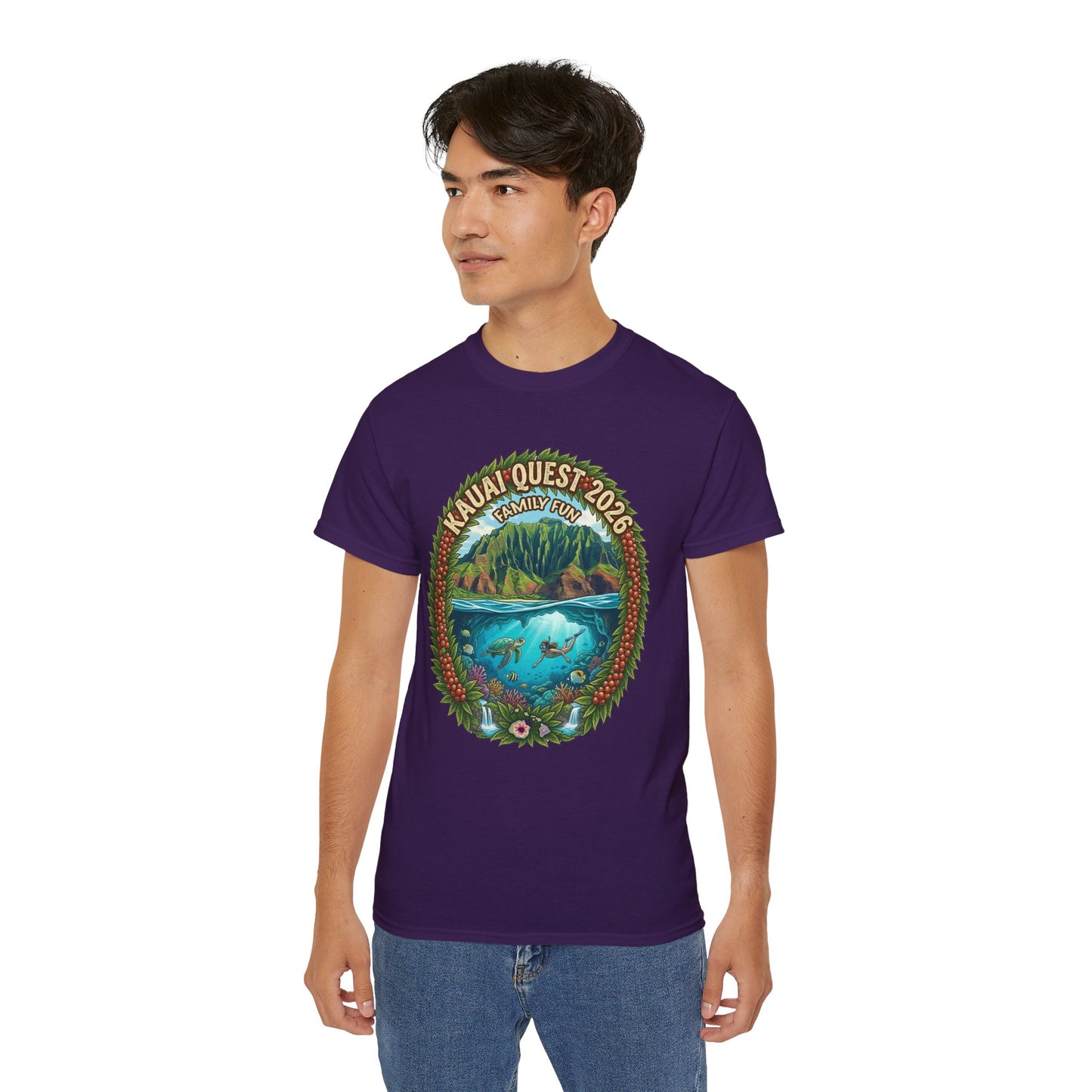 Kauai Quest 2026 Family Trip T-Shirt