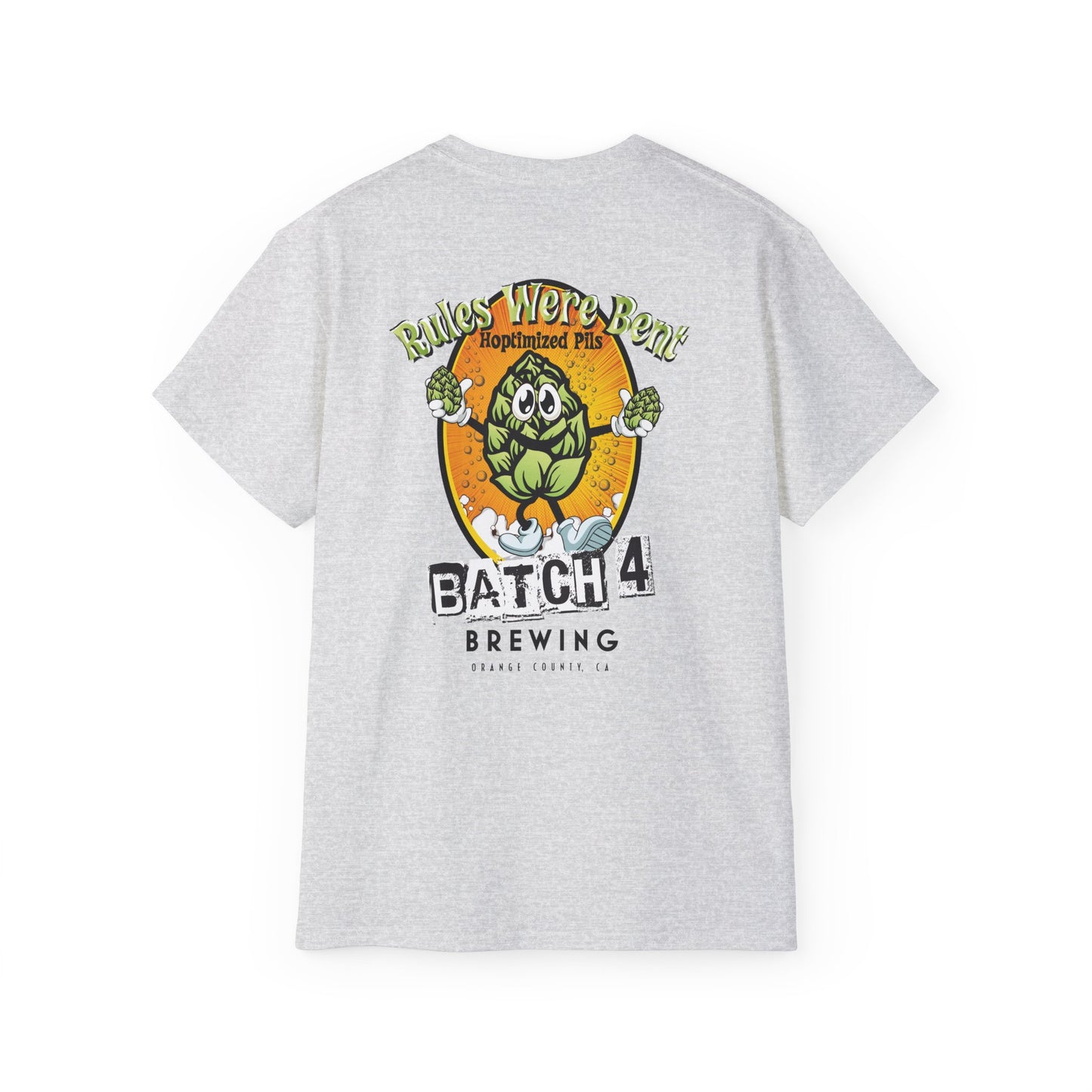 Batch 4 Brewing "Rules Were Bent" Hoppy Craft Beer T-Shirt