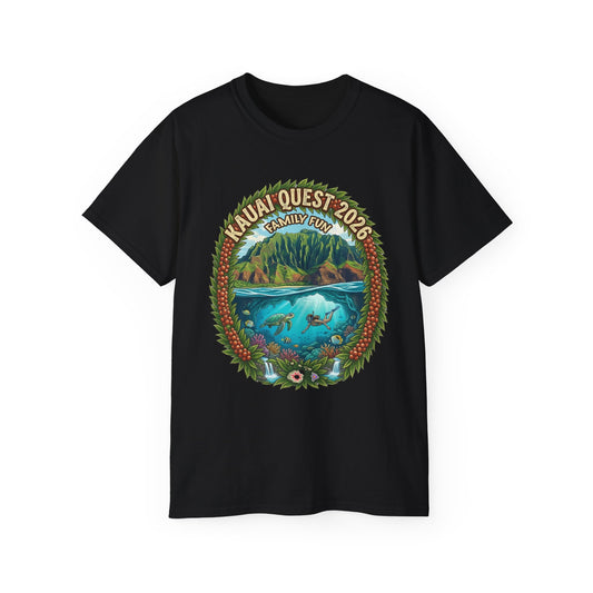Kauai Quest 2026 Family Trip T-Shirt
