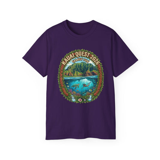 Kauai Quest 2026 Family Trip T-Shirt