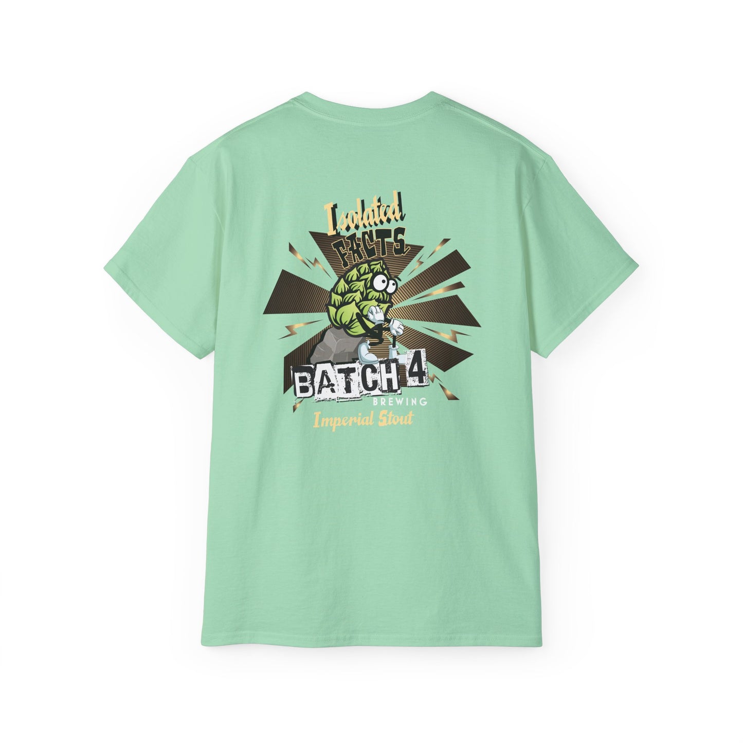 Batch 4 Brewing Tee — 'Isolated Facts' Craft Beer Graphic T‑Shirt