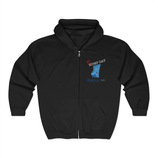 Rum-Pool Minze Jr • Unisex Heavy Blend Full Zip Graphic Hoodie.
