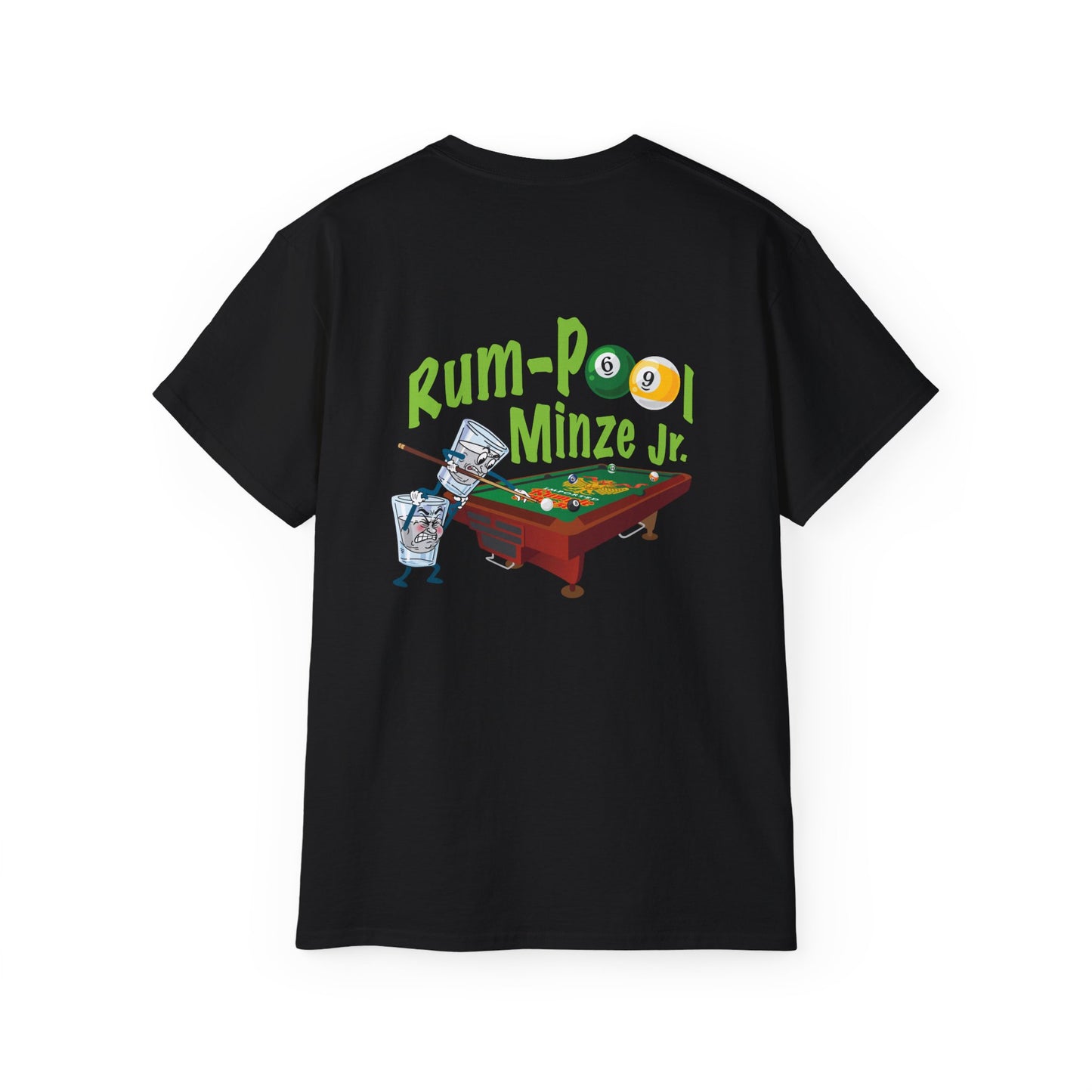Rum-Pool Minze Jr • Unisex Ultra Cotton Shirt for Gamers, Tee for Shooting Pool