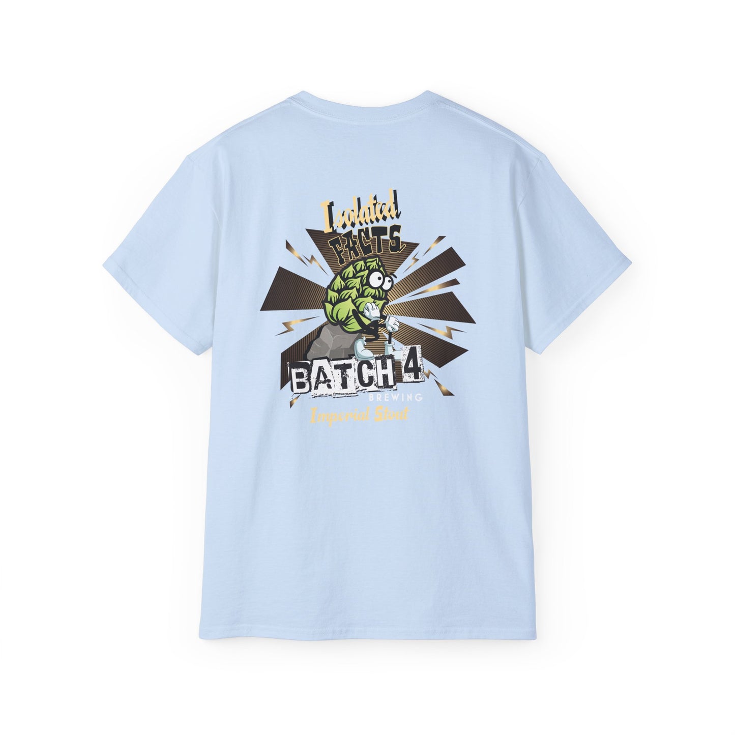 Batch 4 Brewing Tee — 'Isolated Facts' Craft Beer Graphic T‑Shirt