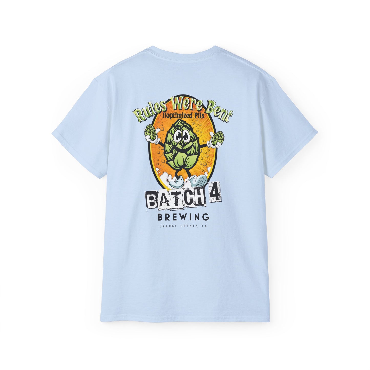 Batch 4 Brewing "Rules Were Bent" Hoppy Craft Beer T-Shirt