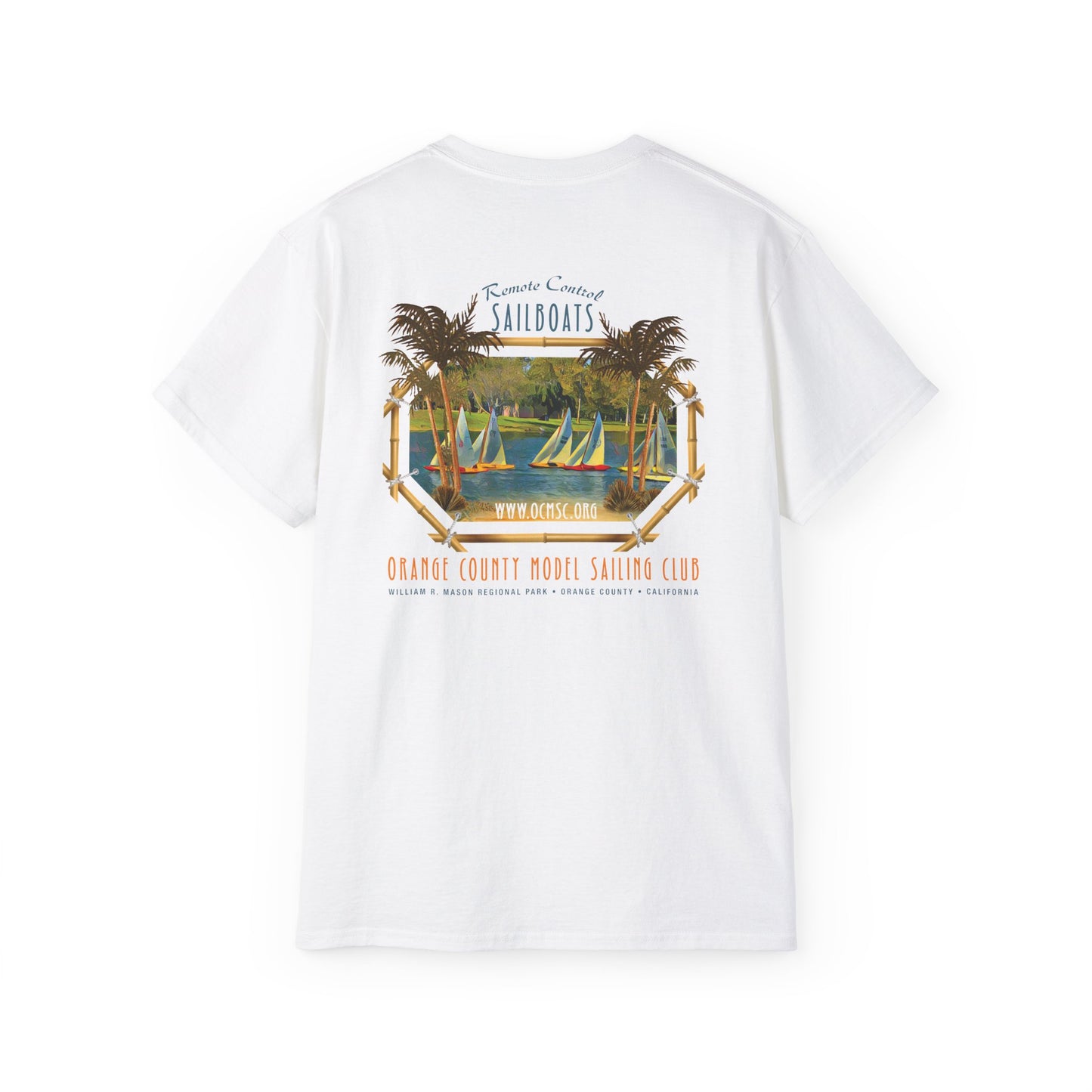 Orange County Model Sailing Club T-Shirt - Coastal Vibe Unisex Ultra Cotton Graphic Tee