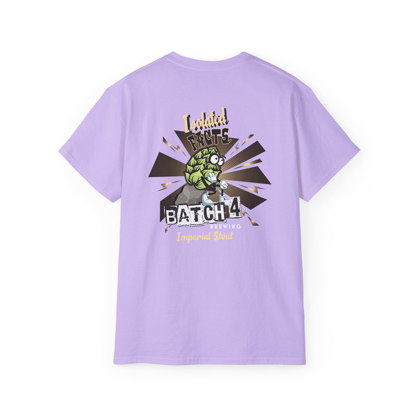 Batch 4 Brewing Tee — 'Isolated Facts' Craft Beer Graphic T‑Shirt