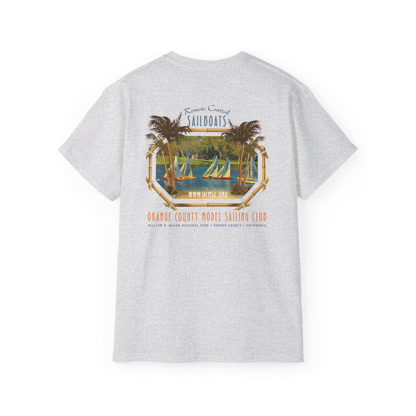 Orange County Model Sailing Club T-Shirt - Coastal Vibe Unisex Ultra Cotton Graphic Tee
